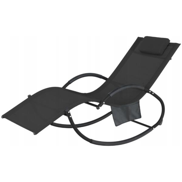 Hagestol solseng med organizer Svart - Bilde 5