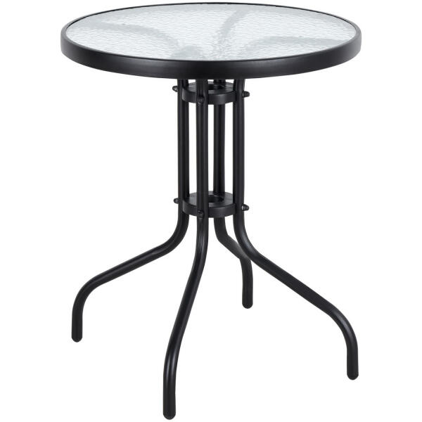 Hagebord 60 cm herdet glass bord for hage terrasse balkong MultiGarden