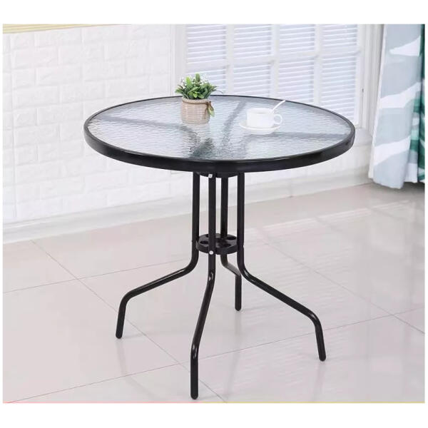 Hagebord 60 cm herdet glass bord for hage terrasse balkong MultiGarden - Bilde 4