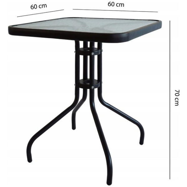 Hagebord 60 cm for hage terrasse balkong MultiGarden - Bilde 8