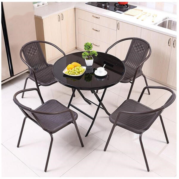 Sammenleggbart hagebord 60 cm til terrasse balkong - Bilde 3