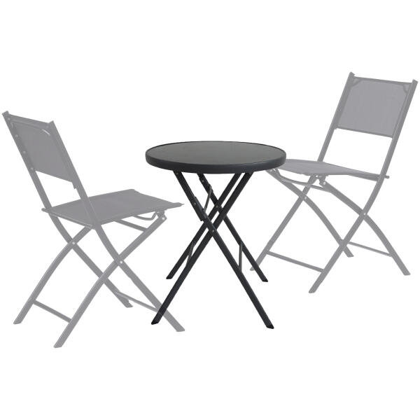 Sammenleggbart hagebord 60 cm til terrasse balkong - Bilde 4