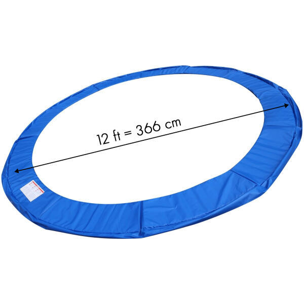 Trampolinefjærbeskyttelse 366-374 cm 12ft Blå - Bilde 5