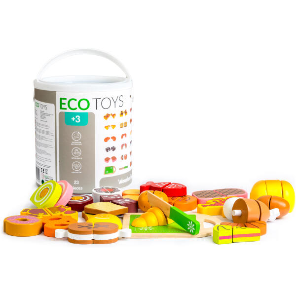 Mat for skjæring i tre 23 stykker ECOTOYS - Bilde 3