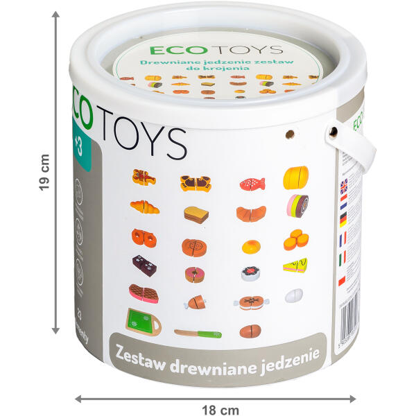 Mat for skjæring i tre 23 stykker ECOTOYS - Bilde 5