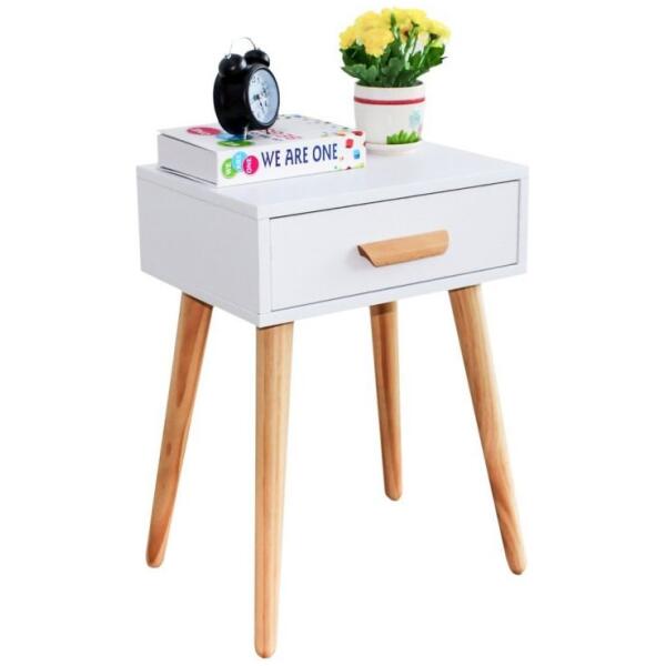 Moderne nattbord kaffebord Hvit