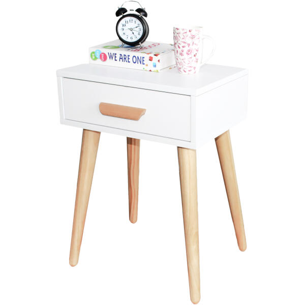 Moderne nattbord kaffebord Hvit - Bilde 6