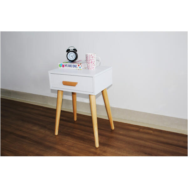 Moderne nattbord kaffebord Hvit - Bilde 7