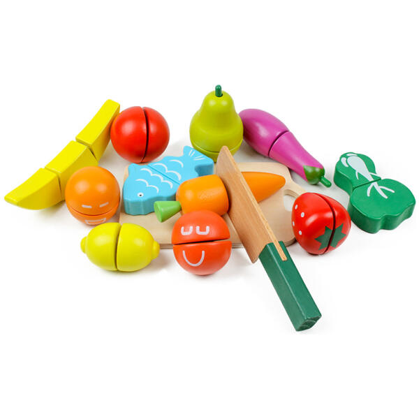 Trehjulssykkel tre frukt grønnsaker mat til kutting 13 deler ECOTOYS