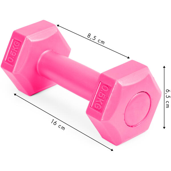 Fitness sett manualer vekter 2 x 0,5 kg - Bilde 7