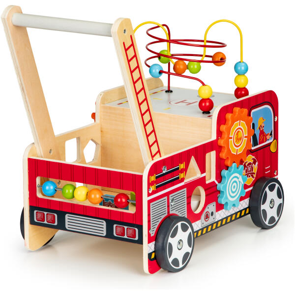 Treleksjonell treleker med klosser for barn – Brannvesen ECOTOYS - Bilde 3