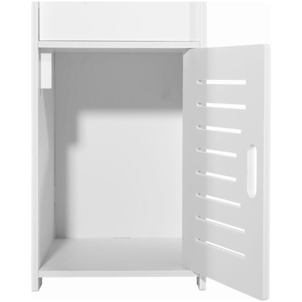 Baderomsskap søyle 80 cm Hvit - Bilde 3