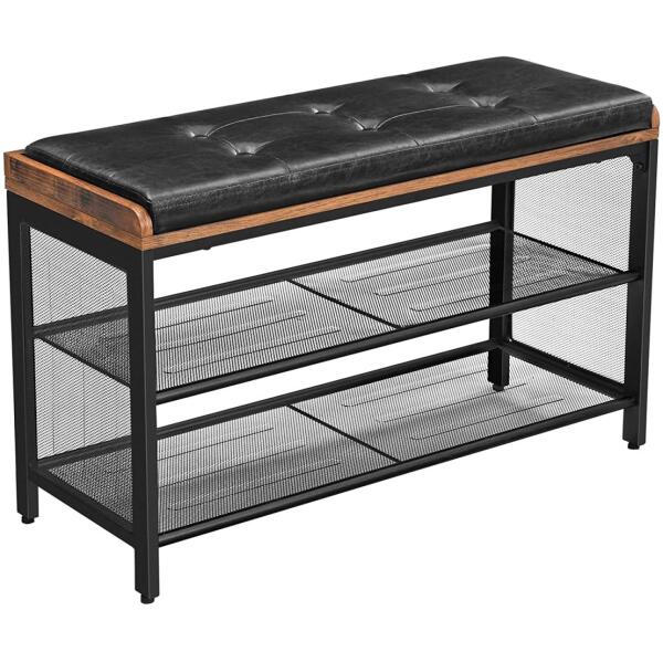 Skoskap for sko hylle med sete LOFT