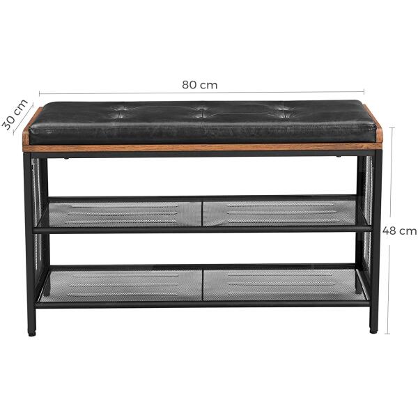 Skoskap for sko hylle med sete LOFT - Bilde 5