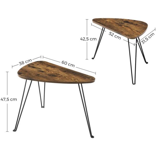Loft salongbord todelt - Bilde 5