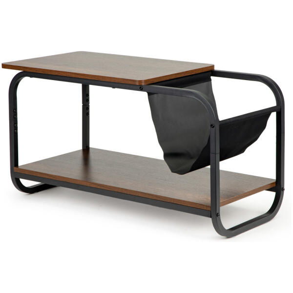 Moderne loft salongbord med hylle ModernHome - Bilde 3
