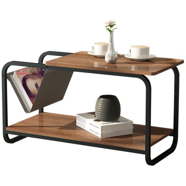 Moderne loft salongbord med hylle ModernHome - Bilde 5
