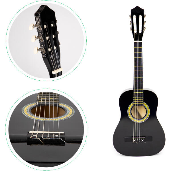 Stor tre gitar for barn 6 strenger ECOTOYS - Bilde 6
