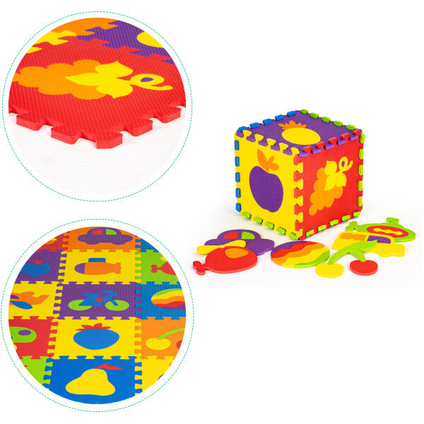 Skummat puslespill EVA utdanning 20 deler 148x119 cm ECOTOYS - Bilde 6