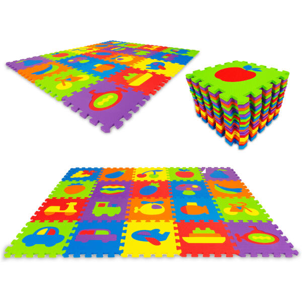 Skummat puslespill EVA utdanning 20 deler 148x119 cm ECOTOYS - Bilde 8