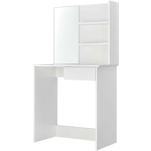 Moderne kosmetikkbord stort speil hyller ModernHome - Bilde 4