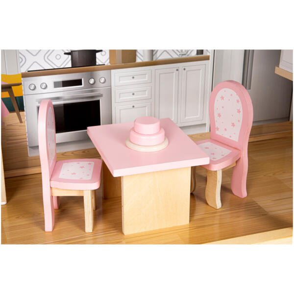 Stor dukkehus i tre 138 cm Residence Maya 28 deler ECOTOYS - Bilde 5