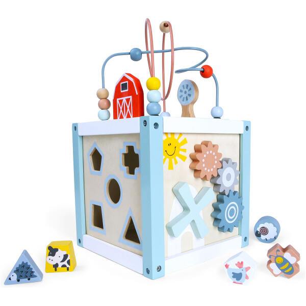 Treterning utdanningssorterer med klosser ECOTOYS - Bilde 4
