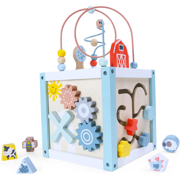 Treterning utdanningssorterer med klosser ECOTOYS - Bilde 6
