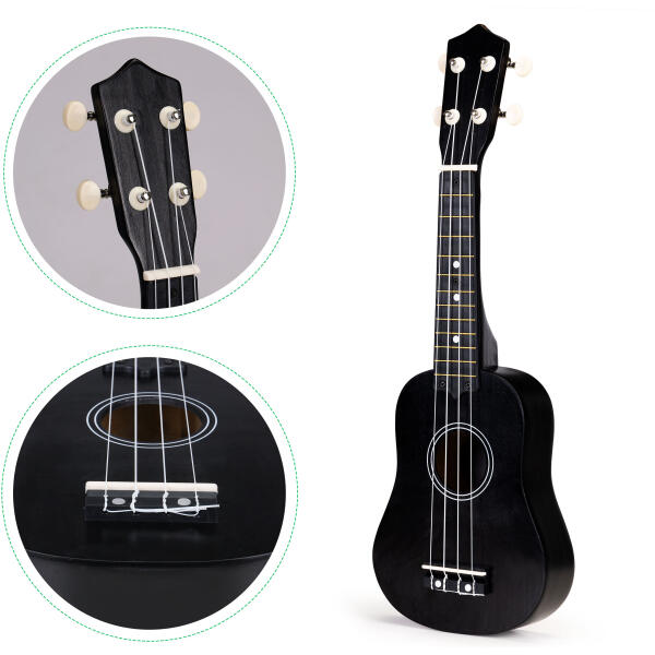 Gitara ukulele for barn tre 4 nylonstrenger ECOTOYS - Bilde 4
