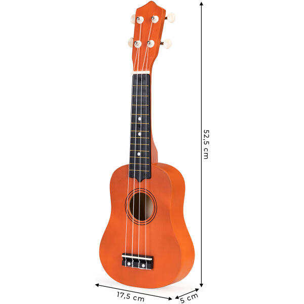 Gitara ukulele for barn tre 4 nylonstrenger ECOTOYS - Bilde 10