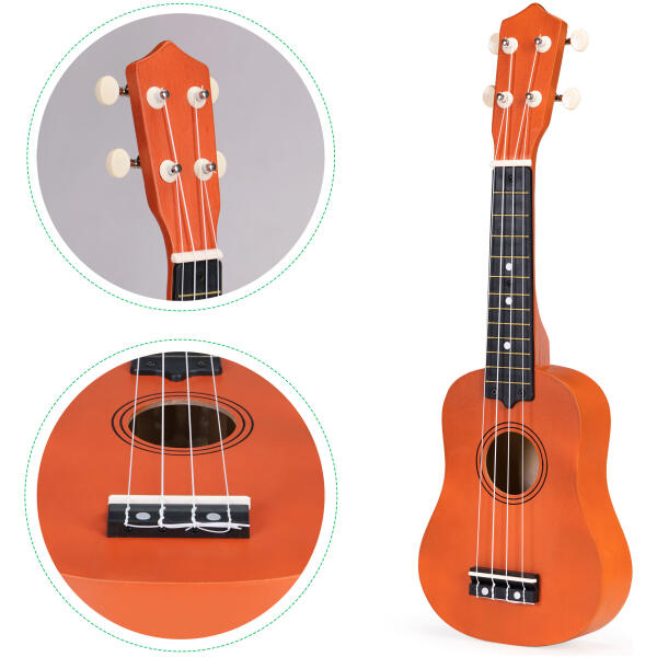 Gitara ukulele for barn tre 4 nylonstrenger ECOTOYS - Bilde 9