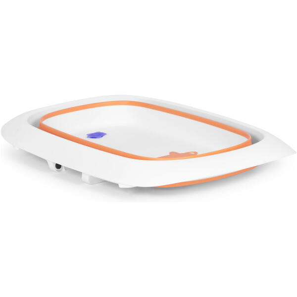 Sammenleggbar badekar for barn med avløp 81 cm ECOTOYS Oransje - Bilde 3