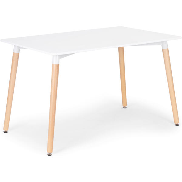 Bord rektangulært 120x80 cm moderne til spisestue stue kjøkken ModernHome