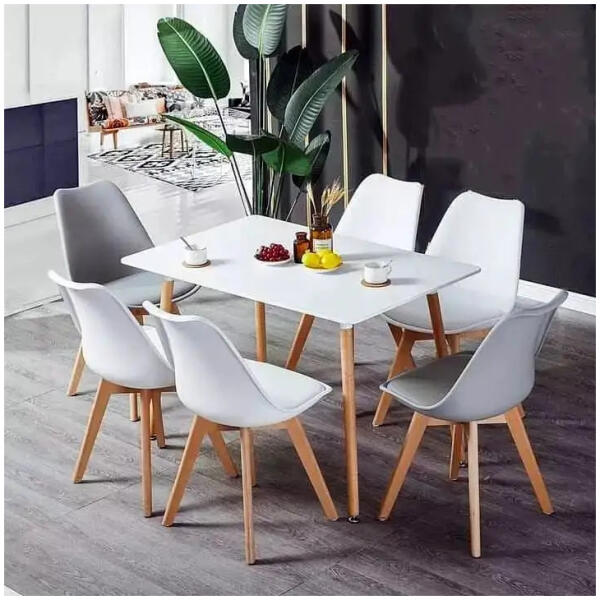Bord rektangulært 120x80 cm moderne til spisestue stue kjøkken ModernHome - Bilde 8