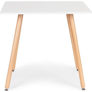 Moderne kvadratisk spisebord i tre 80x80 cm Brun