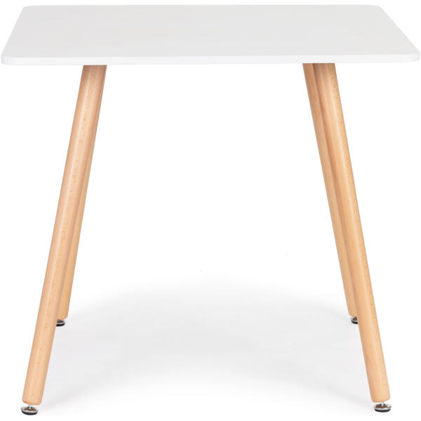 Moderne kvadratisk spisebord i tre 80x80 cm Brun