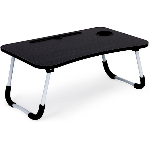 Laptopbord til seng 60x40 cm Svart - Bilde 3