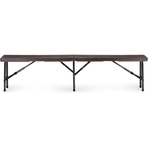 Catering sett bankettbord 180 cm med 2 benker ModernHome Brun - Bilde 6
