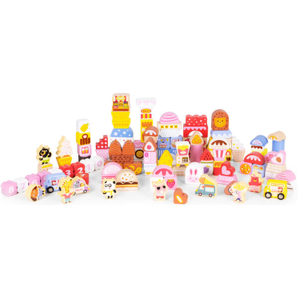 Treklosser pedagogisk sett godteriby 116 stk ECOTOYS - Bilde 4