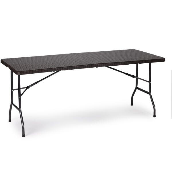 Sammenleggbart cateringbord bankettbord hagebord 180 cm rotting ModernHome - Bilde 3