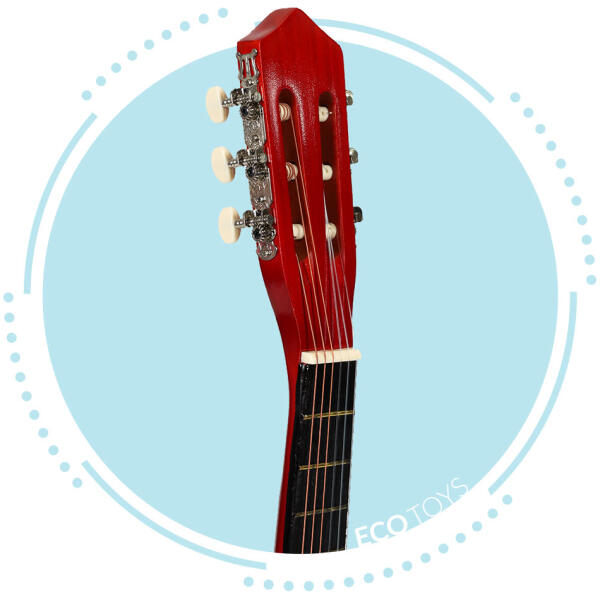 Stor klassisk tre-gitar for barn 6 strenger ECOTOYS - Bilde 3