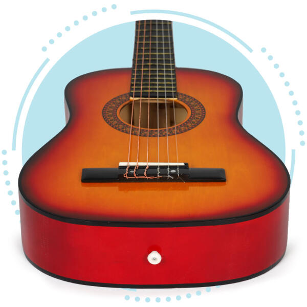 Stor klassisk tre-gitar for barn 6 strenger ECOTOYS - Bilde 4