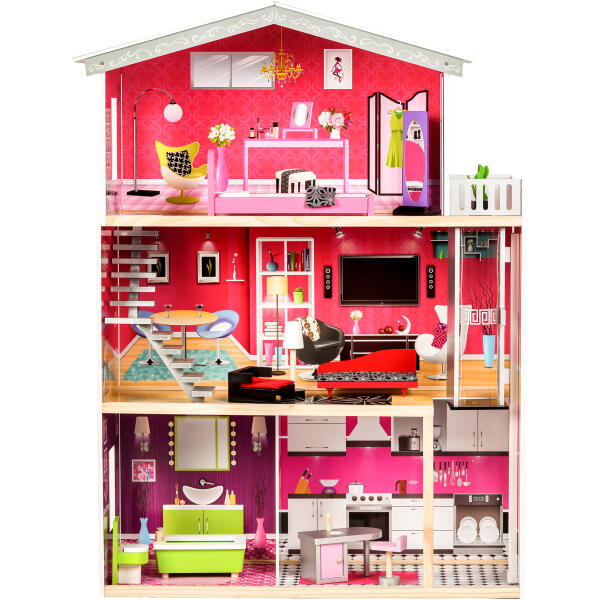 Stor tredukkehus med heis Malibu Residence ECOTOYS - Bilde 7