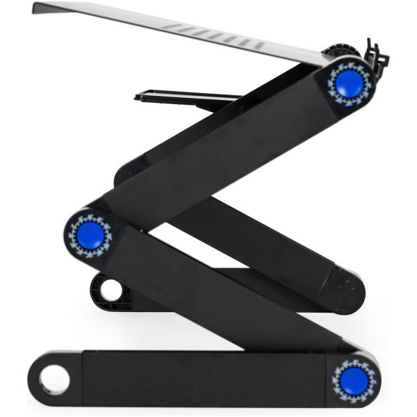Sammenleggbar justerbare aluminiumsstativ for laptop med to plater - Bilde 3
