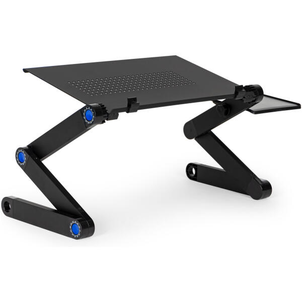 Sammenleggbar justerbare aluminiumsstativ for laptop med to plater - Bilde 4