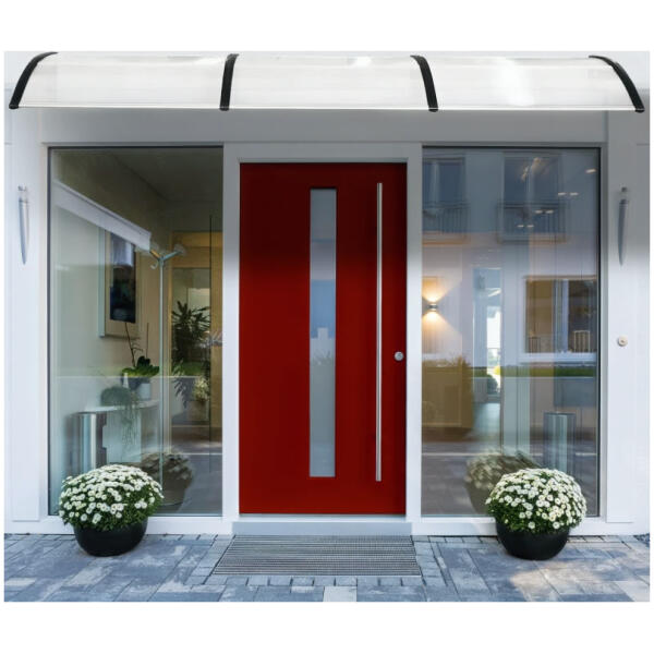 Tak over dør 200x100 cm polykarbonat beskyttelse dobbel ModernHome - Bilde 2