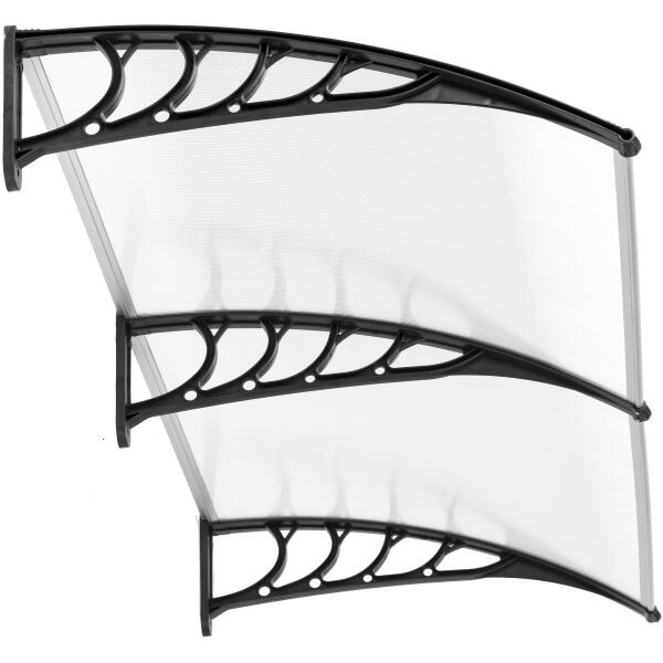 Tak over dør 200x100 cm polykarbonat beskyttelse dobbel ModernHome - Bilde 3