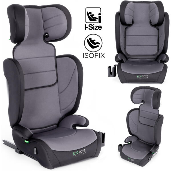 ISOFIX bilsete for barn fra 100 cm med plass til drikke ECOTOYS
