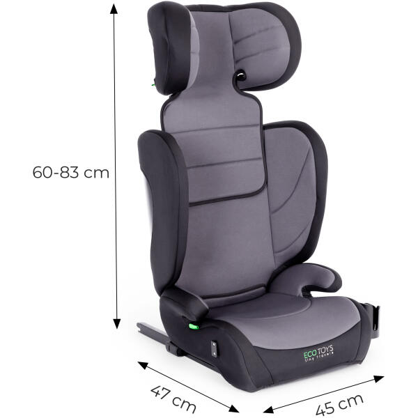 ISOFIX bilsete for barn fra 100 cm med plass til drikke ECOTOYS - Bilde 10