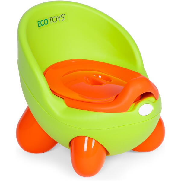 Barnetoalett med uttakbar innsats sklisikre ben ECOTOYS Grønn - Bilde 3